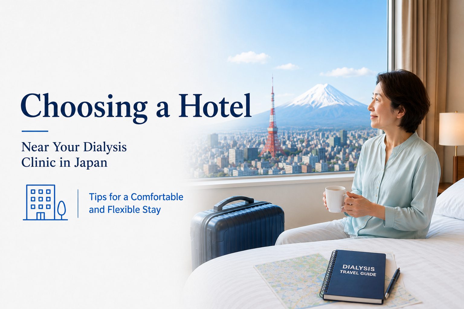 Choosing a Hotel Near Your Dialysis Clinic in Japan