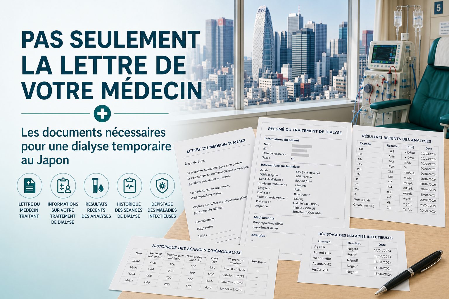 Quels documents faut-il fournir en plus d’une lettre d’adressage ?
