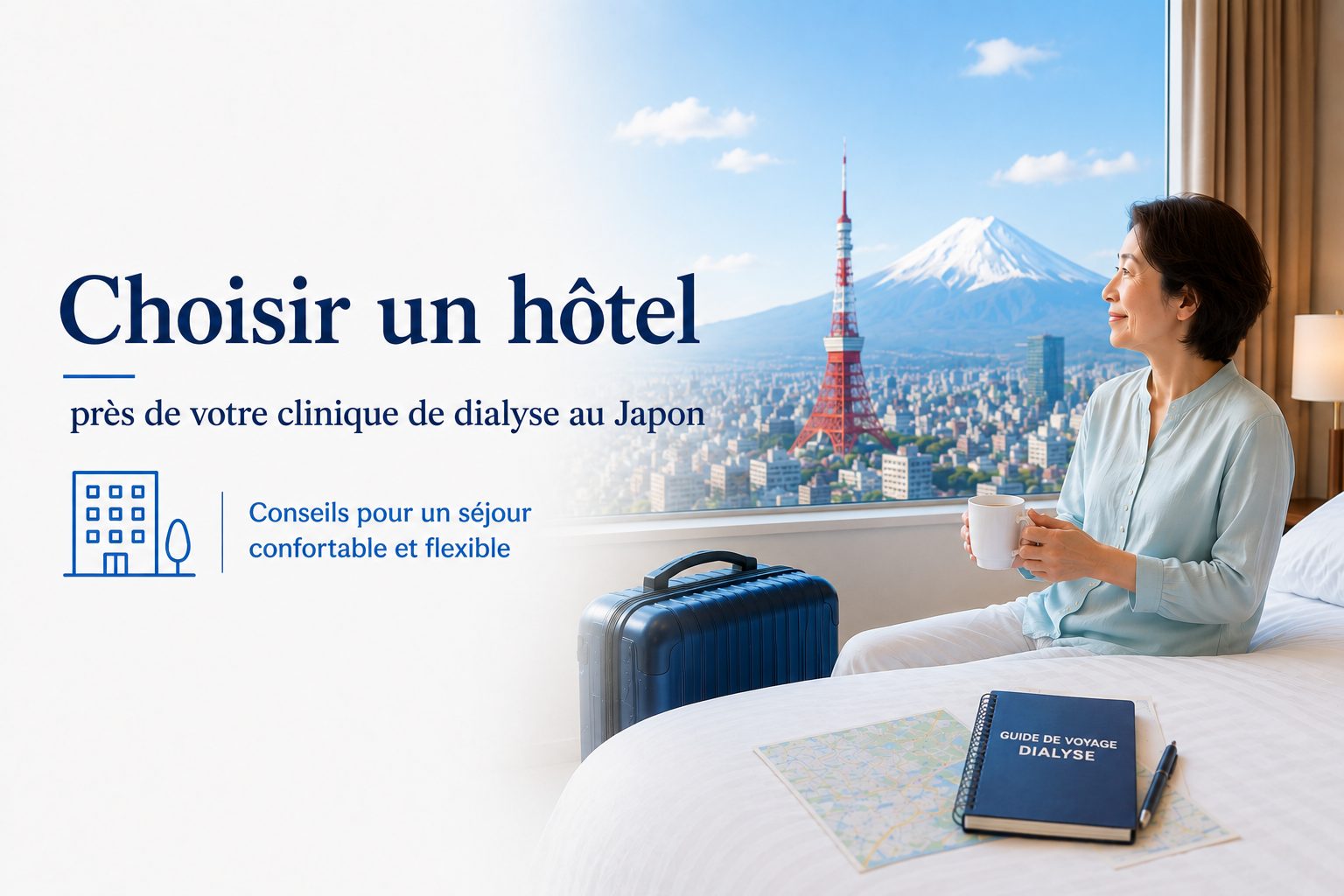 Comment choisir un hôtel près de votre centre de dialyse au Japon