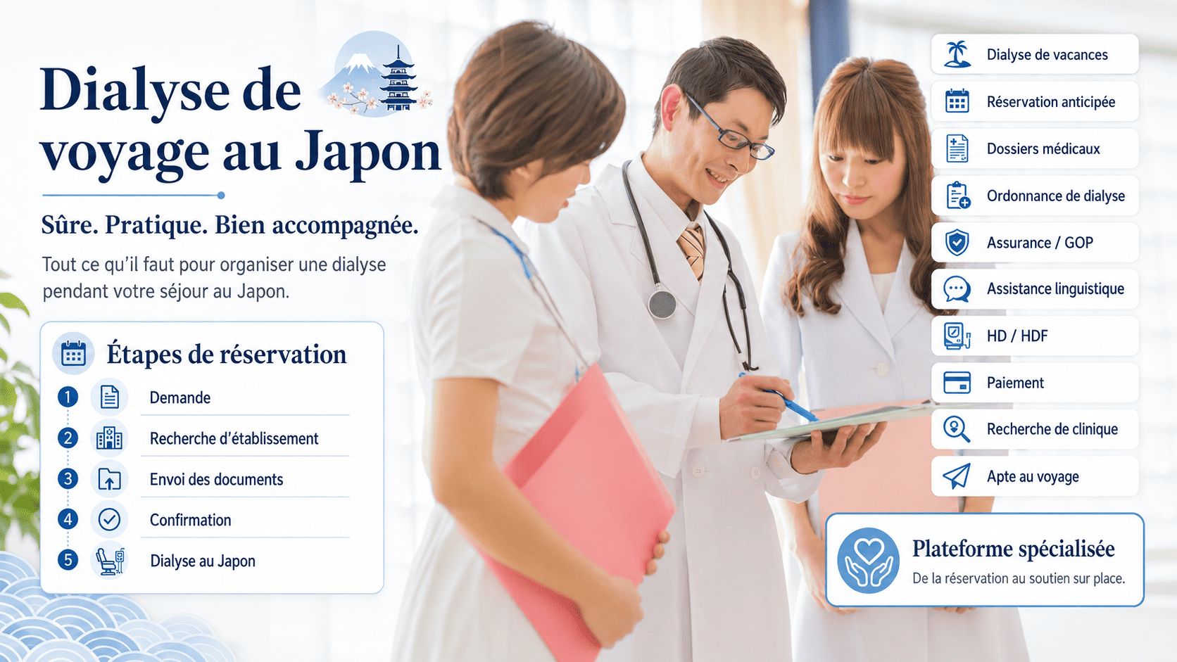 Dialyse de vacances au Japon : le guide complet pour les voyageurs